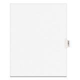 Avery-style Preprinted Legal Side Tab Divider, Exhibit P, Letter, White, 25-pack, (1386)