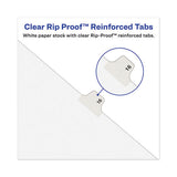 Avery® Avery-style Preprinted Legal Side Tab Divider, Exhibit Q, Letter, White, 25-pack, (1387) freeshipping - TVN Wholesale 