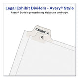 Avery® Preprinted Legal Exhibit Side Tab Index Dividers, Avery Style, 26-tab, A, 11 X 8.5, White, 25-pack, (1401) freeshipping - TVN Wholesale 