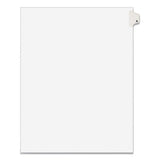 Avery® Preprinted Legal Exhibit Side Tab Index Dividers, Avery Style, 26-tab, A, 11 X 8.5, White, 25-pack, (1401) freeshipping - TVN Wholesale 