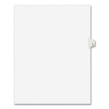 Preprinted Legal Exhibit Side Tab Index Dividers, Avery Style, 26-tab, J, 11 X 8.5, White, 25-pack, (1410)