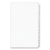 Preprinted Legal Exhibit Side Tab Index Dividers, Avery Style, 25-tab, 1 To 25, 14 X 8.5, White, 1 Set, (1430)