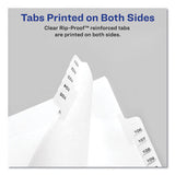 Avery® Preprinted Legal Exhibit Side Tab Index Dividers, Allstate Style, 25-tab, 26 To 50, 11 X 8.5, White, 1 Set, (1702) freeshipping - TVN Wholesale 