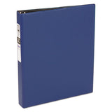 Avery® Economy Non-view Binder With Round Rings, 3 Rings, 1" Capacity, 11 X 8.5, Blue, (3300) freeshipping - TVN Wholesale 