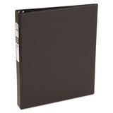 Avery® Economy Non-view Binder With Round Rings, 3 Rings, 1" Capacity, 11 X 8.5, Black, (3301) freeshipping - TVN Wholesale 