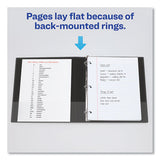 Avery® Economy Non-view Binder With Round Rings, 3 Rings, 1.5" Capacity, 11 X 8.5, Black, (3401) freeshipping - TVN Wholesale 