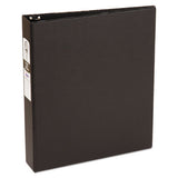 Avery® Economy Non-view Binder With Round Rings, 3 Rings, 1.5" Capacity, 11 X 8.5, Black, (3401) freeshipping - TVN Wholesale 