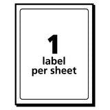 Avery® Removable Multi-use Labels, Inkjet-laser Printers, 4 X 6, White, 40-pack, (5454) freeshipping - TVN Wholesale 