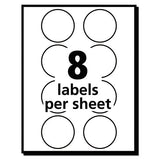 Avery® Printable Self-adhesive Removable Color-coding Labels, 1.25" Dia., Neon Orange, 8-sheet, 50 Sheets-pack, (5476) freeshipping - TVN Wholesale 