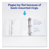 Avery® Economy View Binder With Round Rings , 3 Rings, 1.5" Capacity, 11 X 8.5, White, (5726) freeshipping - TVN Wholesale 