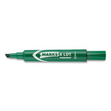 Avery® Marks A Lot Regular Desk-style Permanent Marker, Broad Chisel Tip, Green, Dozen (7885) freeshipping - TVN Wholesale 