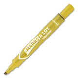 Avery® Marks A Lot Large Desk-style Permanent Marker, Broad Chisel Tip, Yellow, Dozen (8882) freeshipping - TVN Wholesale 
