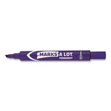 Avery® Marks A Lot Large Desk-style Permanent Marker, Broad Chisel Tip, Purple, Dozen (8884) freeshipping - TVN Wholesale 