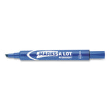 Avery® Marks A Lot Large Desk-style Permanent Marker, Broad Chisel Tip, Blue, Dozen (8886) freeshipping - TVN Wholesale 