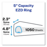 Avery® Durable Non-view Binder With Durahinge And Ezd Rings, 3 Rings, 5" Capacity, 11 X 8.5, Black, (8901) freeshipping - TVN Wholesale 