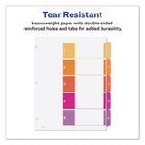 Avery® Customizable Table Of Contents Ready Index Dividers With Multicolor Tabs, 5-tab, 1 To 5, 11 X 8.5, White, 3 Sets freeshipping - TVN Wholesale 