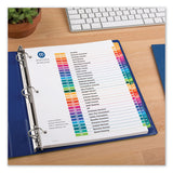 Avery® Customizable Table Of Contents Ready Index Dividers With Multicolor Tabs, 31-tab, 1 To 31, 11 X 8.5, White, 1 Set freeshipping - TVN Wholesale 