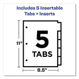 Avery® Insertable Big Tab Dividers, 5-tab, Letter freeshipping - TVN Wholesale 