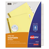 Avery® Insertable Big Tab Dividers, 8-tab, Letter freeshipping - TVN Wholesale 