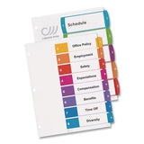 Avery® Customizable Toc Ready Index Multicolor Dividers, 8-tab, Letter freeshipping - TVN Wholesale 
