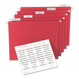 Avery® Tabs Inserts For Hanging File Folders, 1-5-cut Tabs, White, 2" Wide, 100-pack freeshipping - TVN Wholesale 