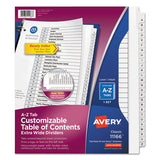 Avery® Customizable Toc Ready Index Black And White Dividers, 26-tab, Letter freeshipping - TVN Wholesale 