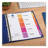 Avery® Customizable Toc Ready Index Multicolor Dividers, 5-tab, Letter, 6 Sets freeshipping - TVN Wholesale 