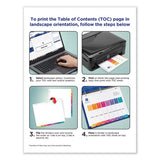 Avery® Customizable Toc Ready Index Multicolor Dividers, 12-tab, Letter, 6 Sets freeshipping - TVN Wholesale 