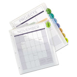 Avery® Insertable Style Edge Tab Plastic Dividers, 8-tab, 11 X 8.5, Translucent, 1 Set freeshipping - TVN Wholesale 