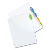 Avery® Insertable Style Edge Tab Plastic Dividers, 8-tab, 11 X 8.5, Translucent, 1 Set freeshipping - TVN Wholesale 