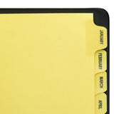 Avery® Preprinted Laminated Tab Dividers W-gold Reinforced Binding Edge, 25-tab, Letter freeshipping - TVN Wholesale 