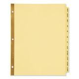 Avery® Preprinted Laminated Tab Dividers W-gold Reinforced Binding Edge, 12-tab, Letter freeshipping - TVN Wholesale 