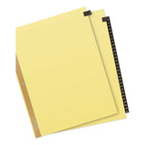 Avery® Preprinted Black Leather Tab Dividers W-gold Reinforced Edge, 31-tab, Ltr freeshipping - TVN Wholesale 