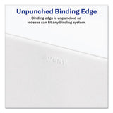 Avery® Preprinted Legal Exhibit Side Tab Index Dividers, Avery Style, 25-tab, 1 To 25, 11 X 8.5, White, 1 Set freeshipping - TVN Wholesale 