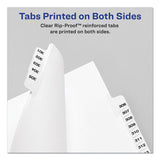 Avery® Preprinted Legal Exhibit Side Tab Index Dividers, Avery Style, 25-tab, 1 To 25, 11 X 8.5, White, 1 Set freeshipping - TVN Wholesale 