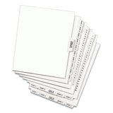 Avery® Preprinted Legal Exhibit Side Tab Index Dividers, Avery Style, 25-tab, 1 To 25, 11 X 8.5, White, 1 Set freeshipping - TVN Wholesale 