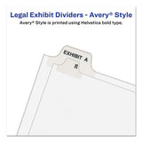 Avery® Preprinted Legal Exhibit Side Tab Index Dividers, Avery Style, 25-tab, 1 To 25, 11 X 8.5, White, 1 Set freeshipping - TVN Wholesale 