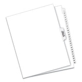 Avery® Preprinted Legal Exhibit Side Tab Index Dividers, Avery Style, 25-tab, 1 To 25, 11 X 8.5, White, 1 Set freeshipping - TVN Wholesale 