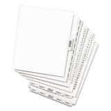 Avery® Preprinted Legal Exhibit Side Tab Index Dividers, Avery Style, 27-tab, A To Z, 11 X 8.5, White, 1 Set freeshipping - TVN Wholesale 