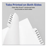 Avery® Preprinted Legal Exhibit Bottom Tab Index Dividers, Avery Style, 26-tab, Exhibit 1 To Exhibit 25, 11 X 8.5, White, 1 Set freeshipping - TVN Wholesale 