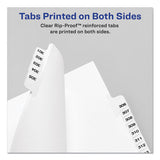 Avery® Preprinted Legal Exhibit Side Tab Index Dividers, Avery Style, 26-tab, 51 To 75, 11 X 8.5, White, 1 Set freeshipping - TVN Wholesale 