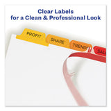 Avery® Print And Apply Index Maker Clear Label Dividers, 8 Color Tabs, Letter, 25 Sets freeshipping - TVN Wholesale 