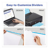 Avery® Print And Apply Index Maker Clear Label Unpunched Dividers, 5tab, Letter, 5 Sets freeshipping - TVN Wholesale 