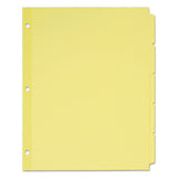 Avery® Write And Erase Plain-tab Paper Dividers, 5-tab, Letter, Buff, 36 Sets freeshipping - TVN Wholesale 
