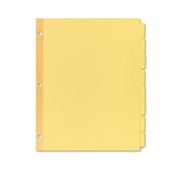 Avery® Write And Erase Plain-tab Paper Dividers, 8-tab, Letter, Buff, 24 Sets freeshipping - TVN Wholesale 