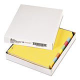 Avery® Write And Erase Plain-tab Paper Dividers, 8-tab, Letter, Multicolor, 24 Sets freeshipping - TVN Wholesale 