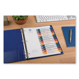 Avery® Customizable Table Of Contents Ready Index Dividers With Multicolor Tabs, 15-tab, 1 To 15, 11 X 8.5, Translucent, 1 Set freeshipping - TVN Wholesale 