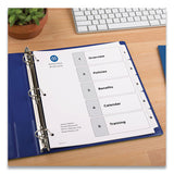 Avery® Customizable Table Of Contents Ready Index Black And White Dividers, 5-tab, 1 To 5, 11 X 8.5, 6 Sets freeshipping - TVN Wholesale 