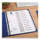 Avery® Customizable Table Of Contents Ready Index Black And White Dividers, 12-tab, Jan. To Dec., 11 X 8.5, 6 Sets freeshipping - TVN Wholesale 