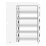 Avery® Customizable Table Of Contents Ready Index Black And White Dividers, 31-tab, 1 To 31, 11 X 8.5, 6 Sets freeshipping - TVN Wholesale 